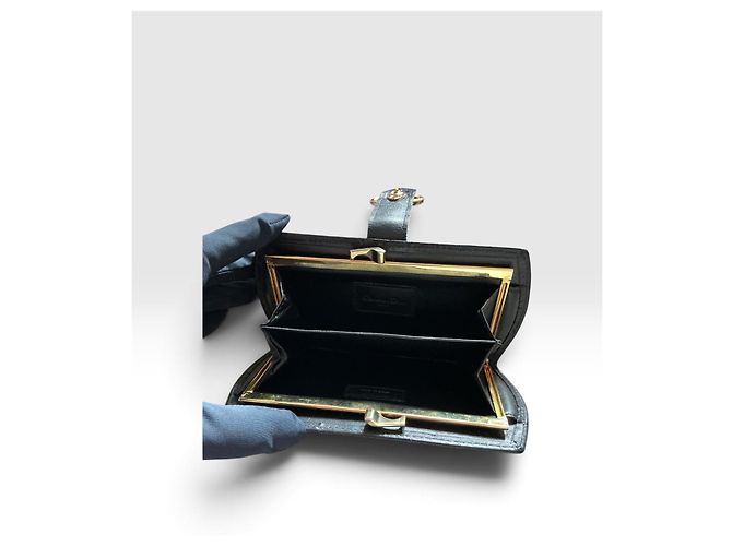 Cartera Christian Dior Piel Negra Negro - vista 5