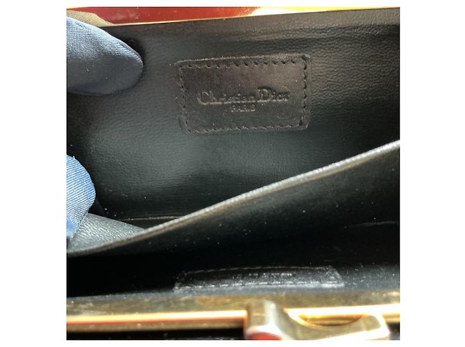 Cartera Christian Dior Piel Negra Negro - vista 6
