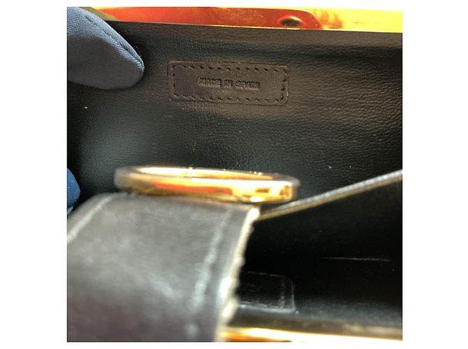 Cartera Christian Dior Piel Negra Negro - vista 7