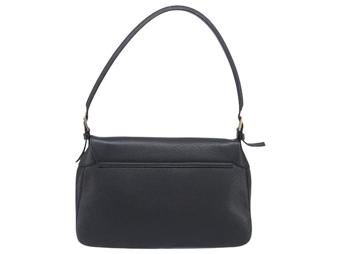 Salvatore Ferragamo Gancini Leather Negro - vista 2