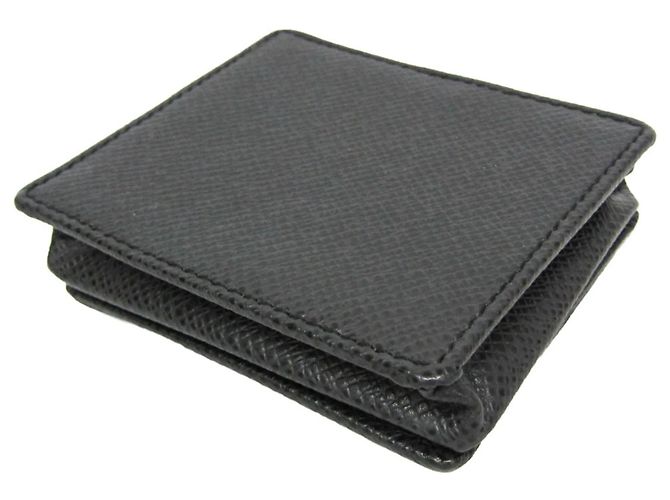Louis Vuitton Porte Monnaie Boite Leather Black - view 2