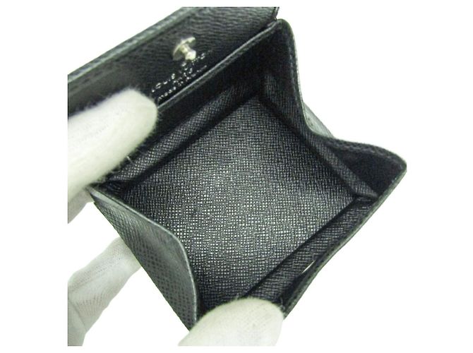 Louis Vuitton Porte Monnaie Boite Leather Black - view 3