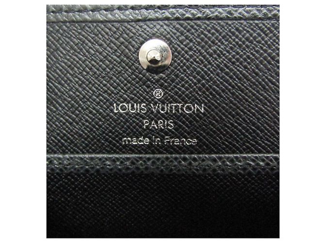Louis Vuitton Porte Monnaie Boite Leather Black - view 4