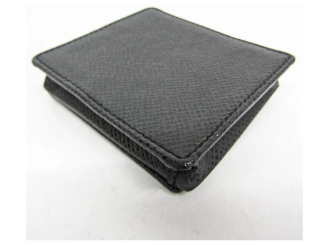 Louis Vuitton Porte Monnaie Boite Leather Black - view 6