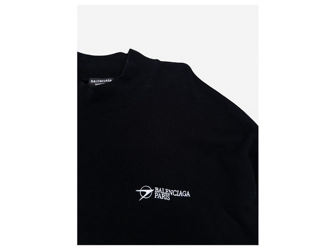 Balenciaga Paris Racing Arrow Pullover Schwarz - Ansicht 3