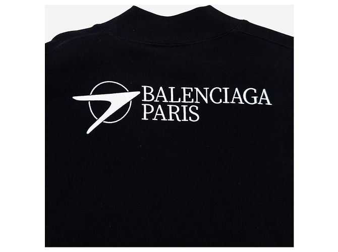 Balenciaga Paris Racing Arrow Pullover Schwarz - Ansicht 4