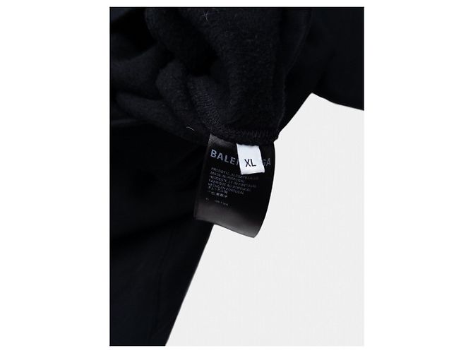Balenciaga Paris Racing Arrow Pullover Schwarz - Ansicht 6