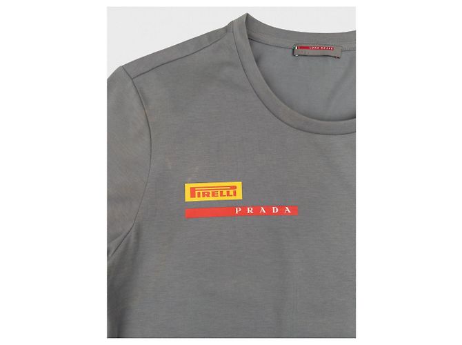 T-shirt de Vela Prada Luna Rossa 2024 American Cup Cinza - vista 3