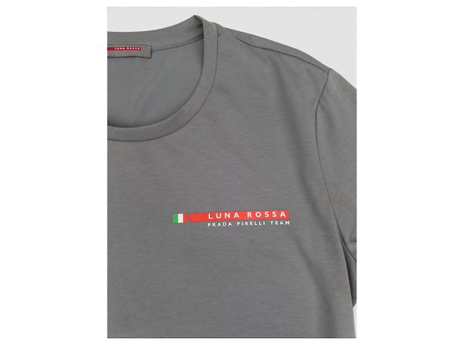 T-shirt de Vela Prada Luna Rossa 2024 American Cup Cinza - vista 4
