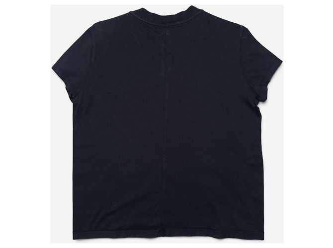 Rick Owens DRKSDHW SS20 ‘Tecuatl’ Cropped Short Level T-Shirt Preto - vista 2