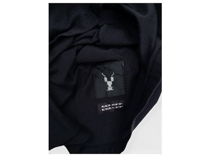 Rick Owens DRKSDHW SS20 ‘Tecuatl’ Cropped Short Level T-Shirt Preto - vista 5