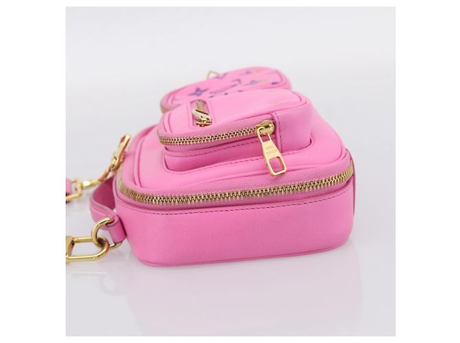 Louis Vuitton Utility Monogram Canvas Pink - view 3