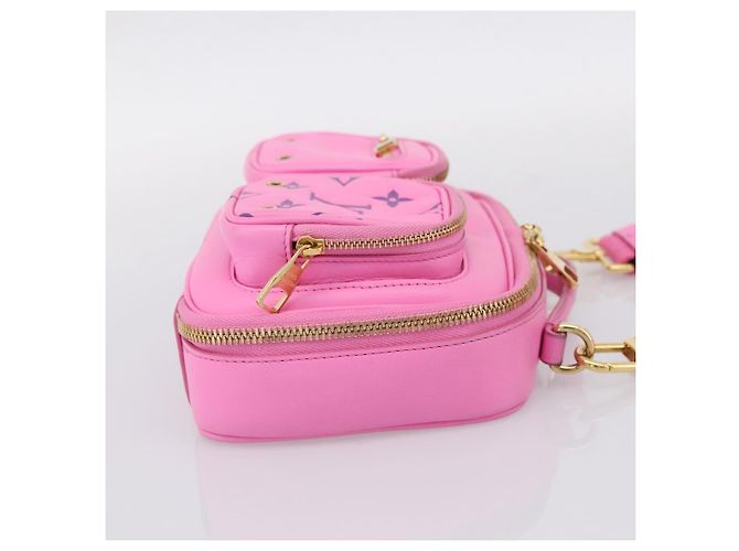 Louis Vuitton Utility Monogram Canvas Pink - view 4