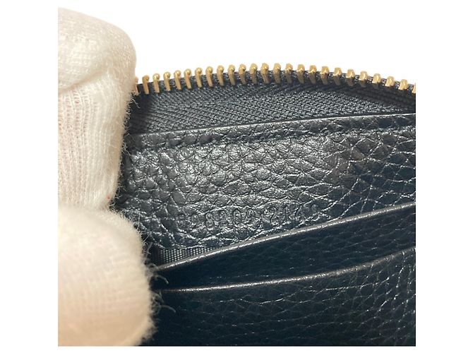 Monedero de piel GUCCI Soho Interlocking G Negro - vista 10