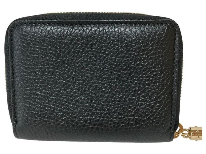 Monedero de piel GUCCI Soho Interlocking G Negro - vista 4