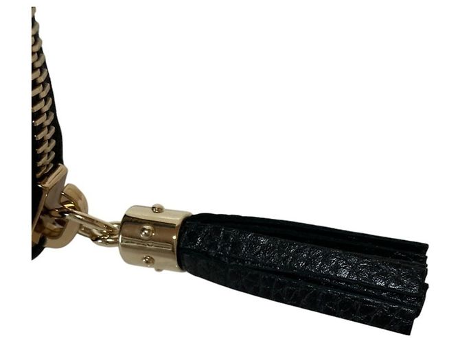 Monedero de piel GUCCI Soho Interlocking G Negro - vista 5