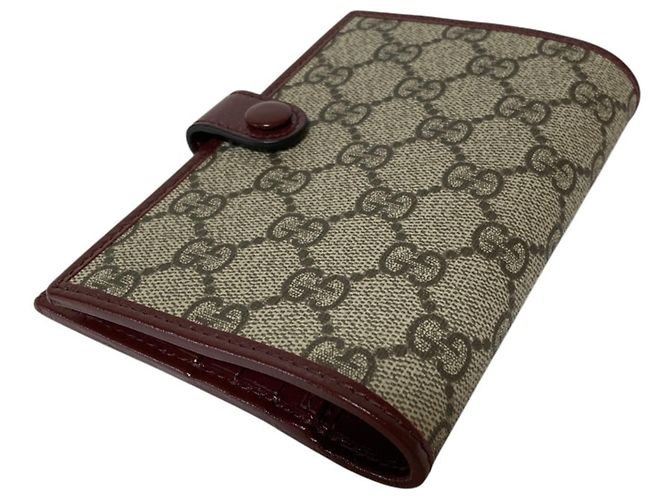 Gucci GG Supreme Kartenetui Rot Beige - Ansicht 2