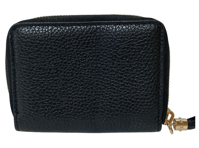Monedero de piel GUCCI Soho Interlocking G Negro - vista 4