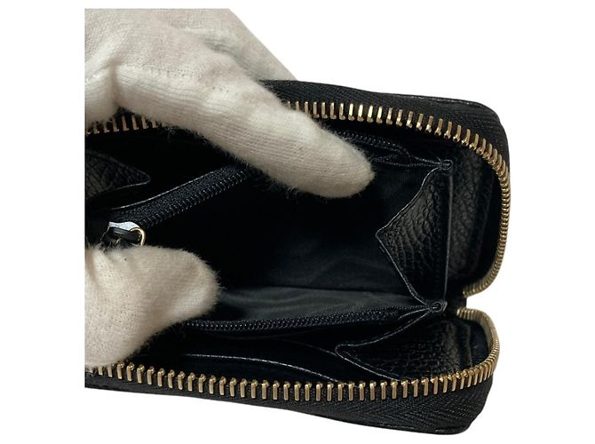 Monedero de piel GUCCI Soho Interlocking G Negro - vista 8