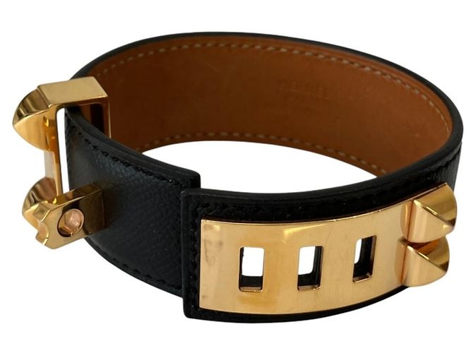 Hermès HERMES Collier de Chien Charm Armband Schwarz - Ansicht 3