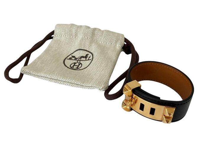 Hermès HERMES Collier de Chien Charm Armband Schwarz - Ansicht 7