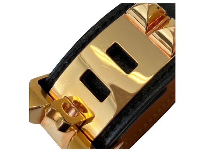 Hermès HERMES Collier de Chien Charm Armband Schwarz - Ansicht 8