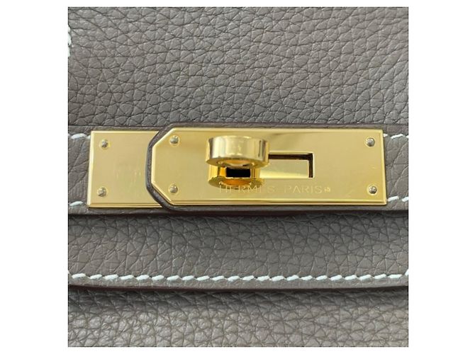 Hermès Bolsa Hermes Birkin 30 em Etoupe Gray Cinza Taupe - vista 10