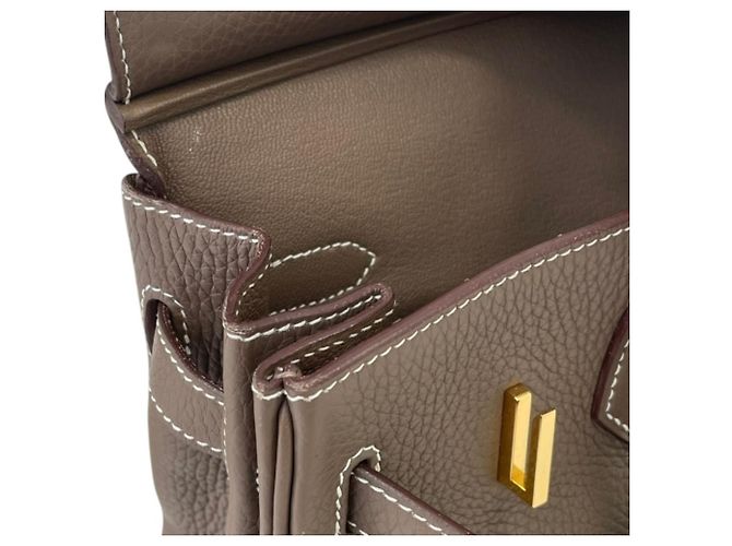 Hermès Bolsa Hermes Birkin 30 em Etoupe Gray Cinza Taupe - vista 16