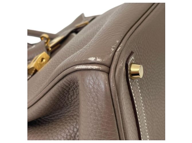 Hermès Bolsa Hermes Birkin 30 em Etoupe Gray Cinza Taupe - vista 17