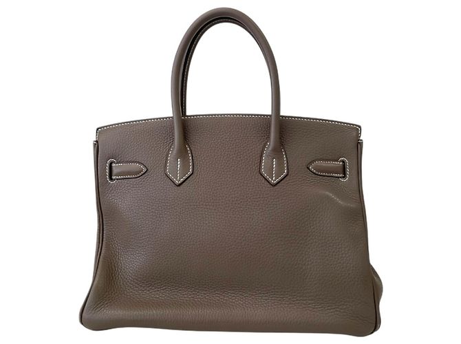 Hermès Bolsa Hermes Birkin 30 em Etoupe Gray Cinza Taupe - vista 2