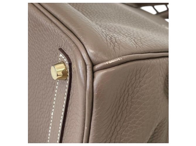 Hermès Bolsa Hermes Birkin 30 em Etoupe Gray Cinza Taupe - vista 20