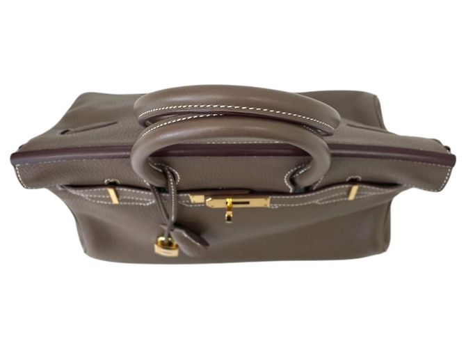 Hermès Bolsa Hermes Birkin 30 em Etoupe Gray Cinza Taupe - vista 5