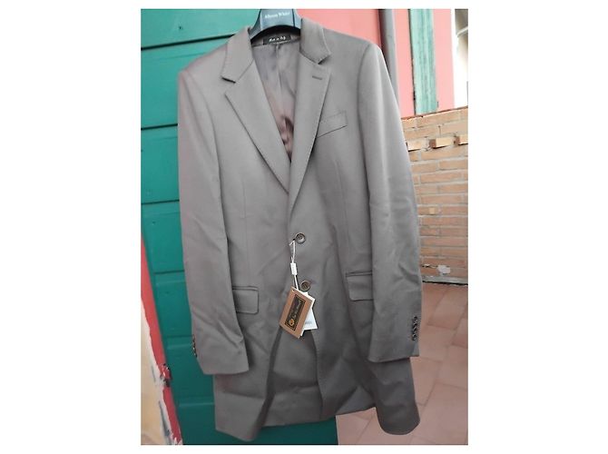 Loro Piana Grey Virgin Wool Single-Breasted Jacket - view 2