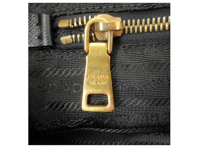 Sac à dos Prada en nylon Tessuto avec plaque triangle Noir - vue 9