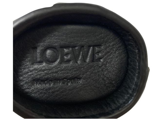Loewe Leder-Hase Charm Münzbeutel Schwarz Weiß - Ansicht 7