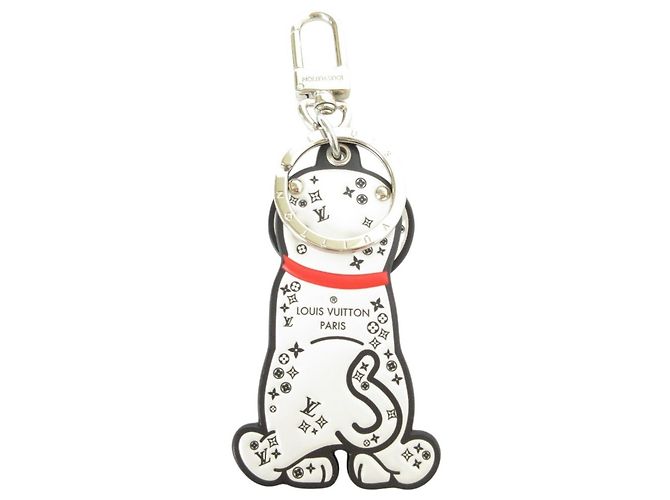 Louis Vuitton Portefeuille LV Dalmatian Keyring Bianco - vista 2