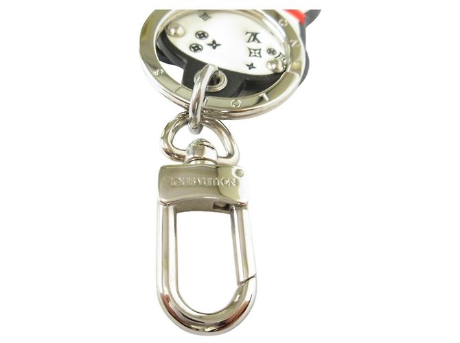 Louis Vuitton Portefeuille LV Dalmatian Keyring Bianco - vista 5