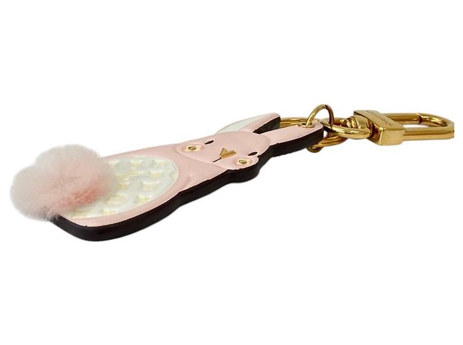 Louis Vuitton LV Bunny Monogram Schlüsselanhänger Rosa Pink - Ansicht 3