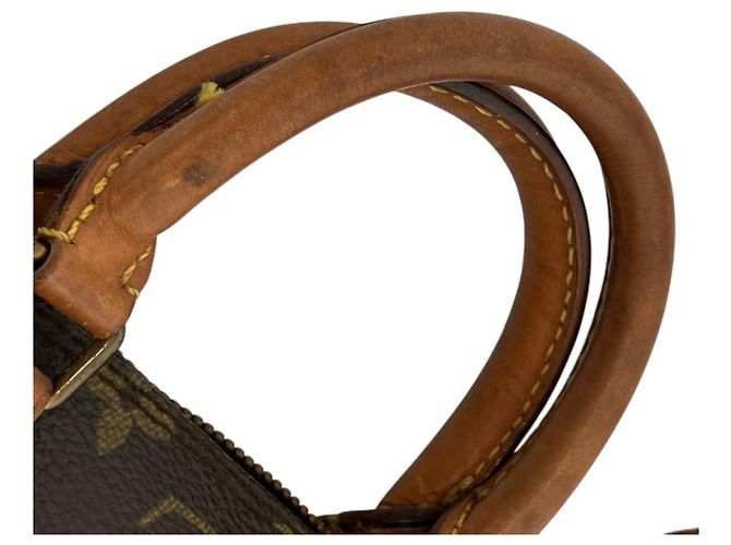Louis Vuitton Vintage Monogram Mini Speedy Shoulder Pouch Marron - vue 15