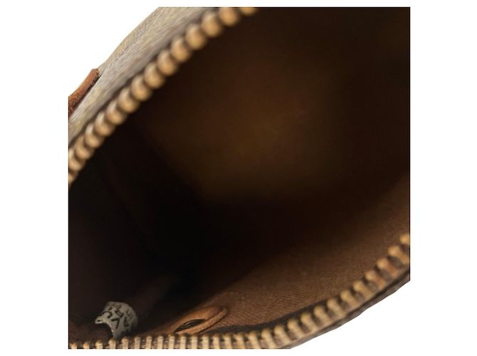 Louis Vuitton Vintage Monogram Mini Speedy Shoulder Pouch Marron - vue 8