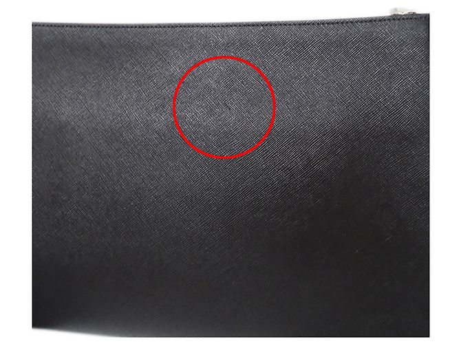 Bolso de mano Prada Saffiano Triangle Negro - vista 11