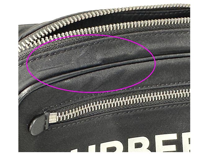 Bolso de nylon Burberry Negro - vista 9