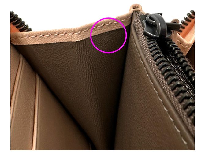 Cartera larga de piel rosa Bottega Veneta - vista 15