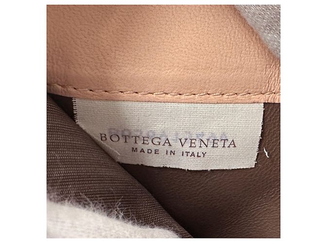 Cartera larga de piel rosa Bottega Veneta - vista 7