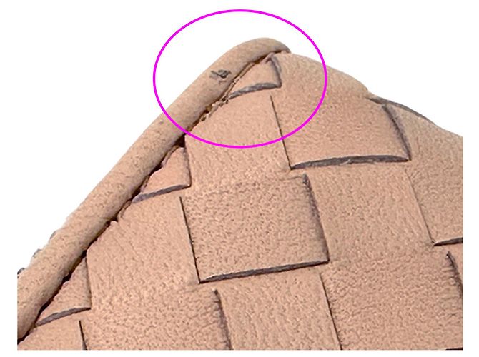 Cartera larga de piel rosa Bottega Veneta - vista 9