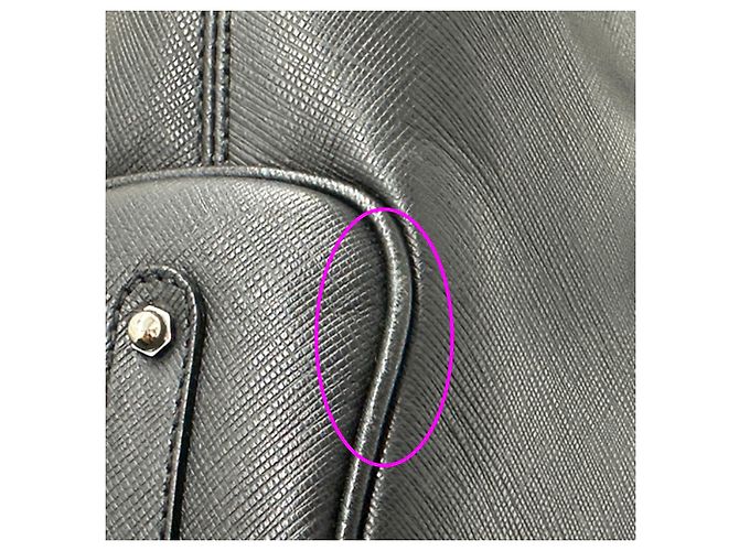 Gancini Borsa a tracolla in pelle nera Salvatore Ferragamo Nero - vista 10