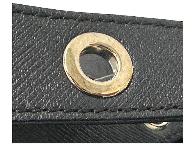 Gancini Borsa a tracolla in pelle nera Salvatore Ferragamo Nero - vista 15
