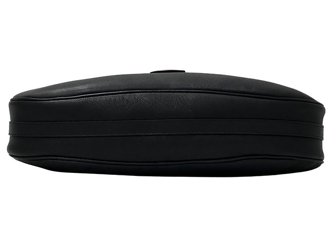 Gancini Borsa a tracolla in pelle nera Salvatore Ferragamo Nero - vista 3