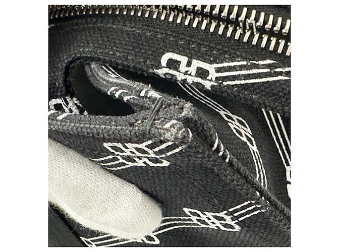 Everyday Balenciaga Monogram Canvas Tote Bag Schwarz - Ansicht 14