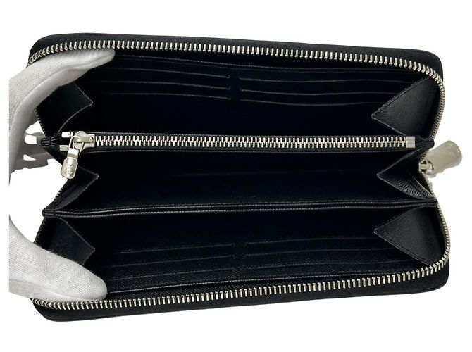 Cartera larga Louis Vuitton de piel Epi en Noir Negro - vista 5